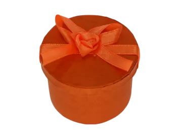 Ringbox Schmuckbox orange